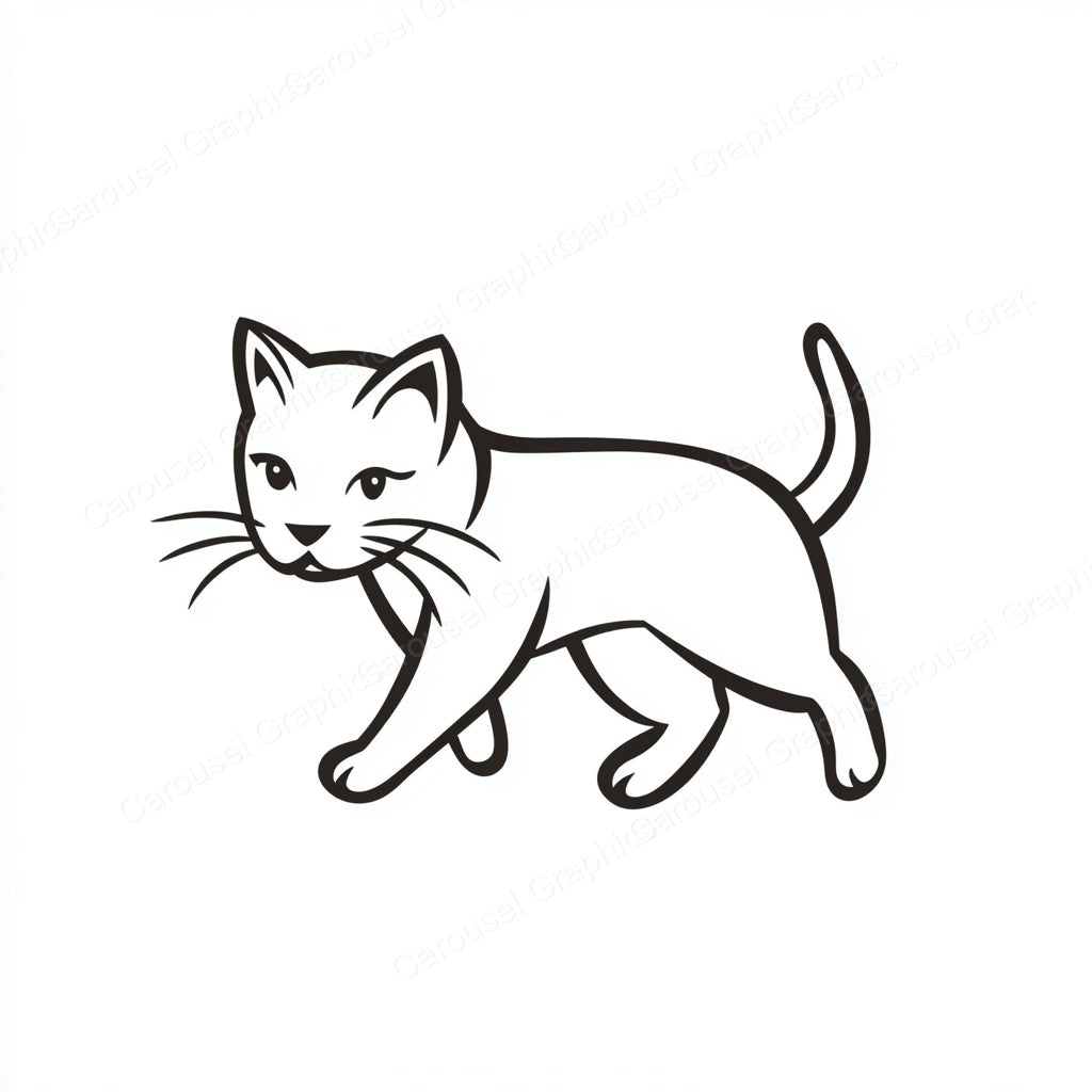 Kitten Vector Graphic preview
