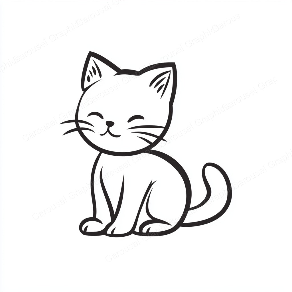 Kitten Vector Graphic preview