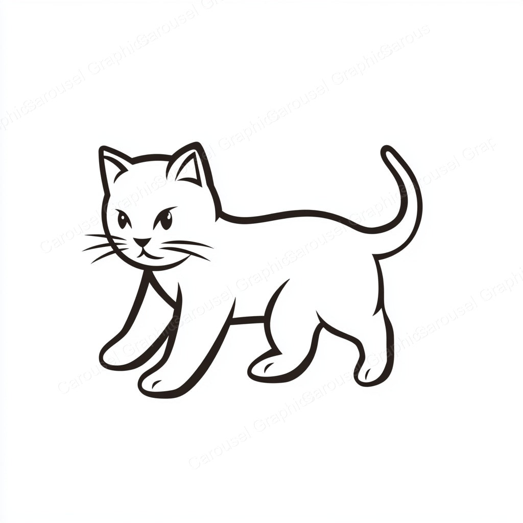 Kitten Vector Graphic preview