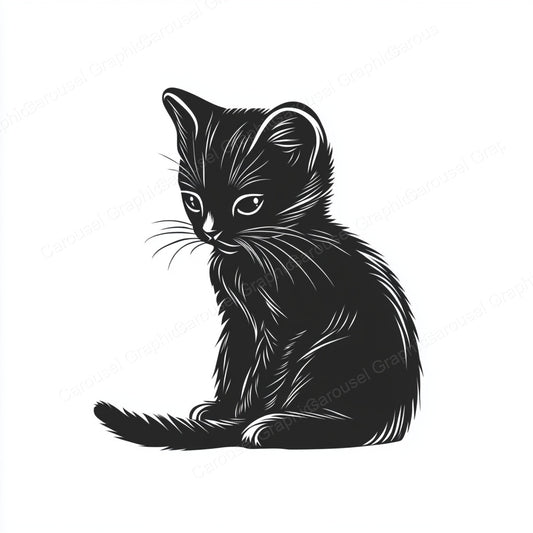 Kitten Vector Graphic preview