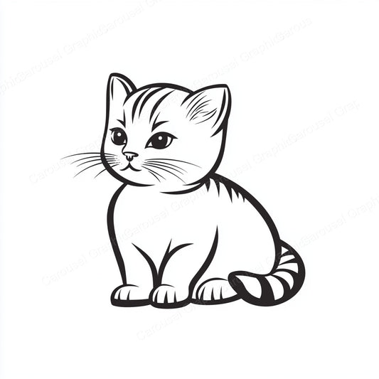 Kitten Vector Graphic preview
