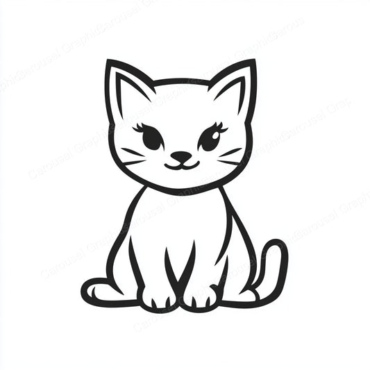 Kitten Vector Graphic preview