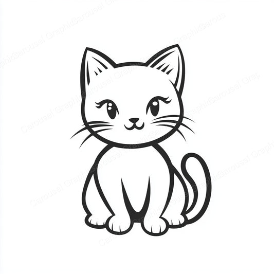 Kitten Vector Graphic preview
