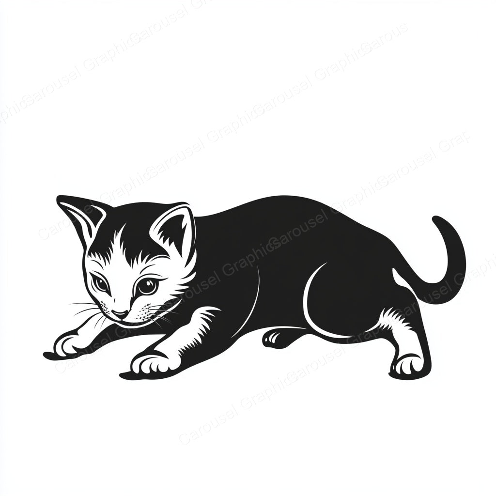 Kitten Vector Graphic preview
