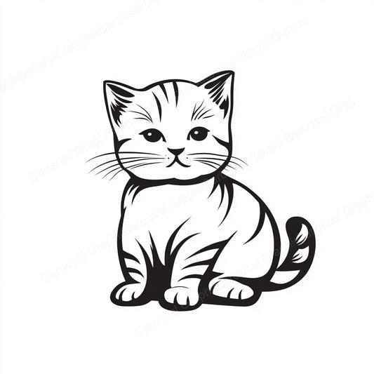 Kitten Vector Graphic preview
