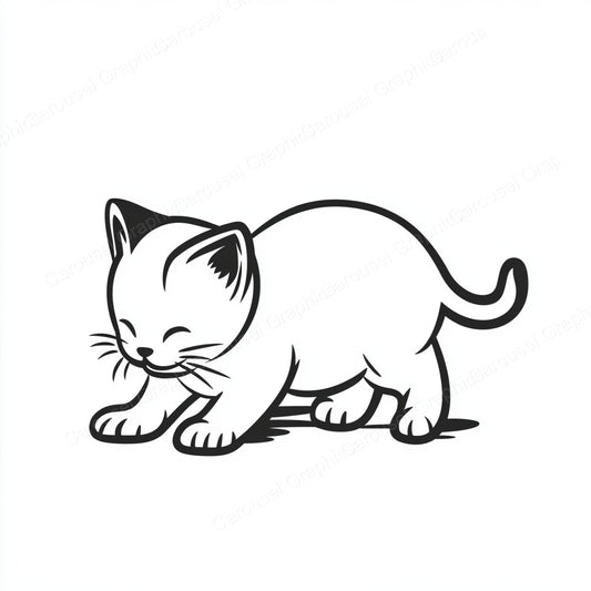 Kitten Vector Graphic preview