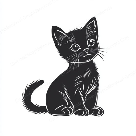 Kitten Vector Graphic preview