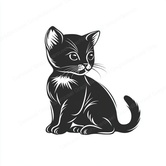 Kitten Vector Graphic preview