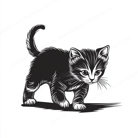 Kitten Vector Graphic preview