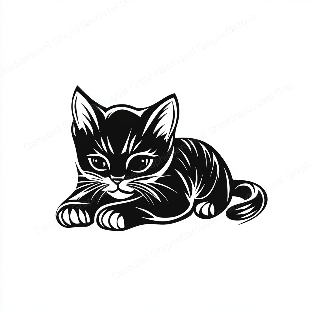 Kitten Vector Graphic preview