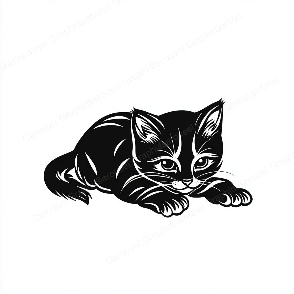 Kitten Vector Graphic preview