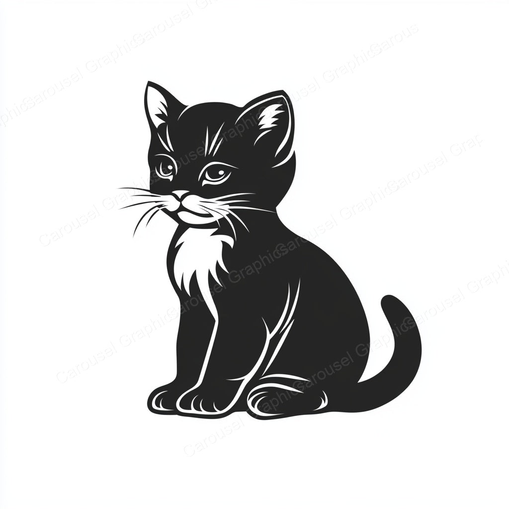 Kitten Vector Graphic preview