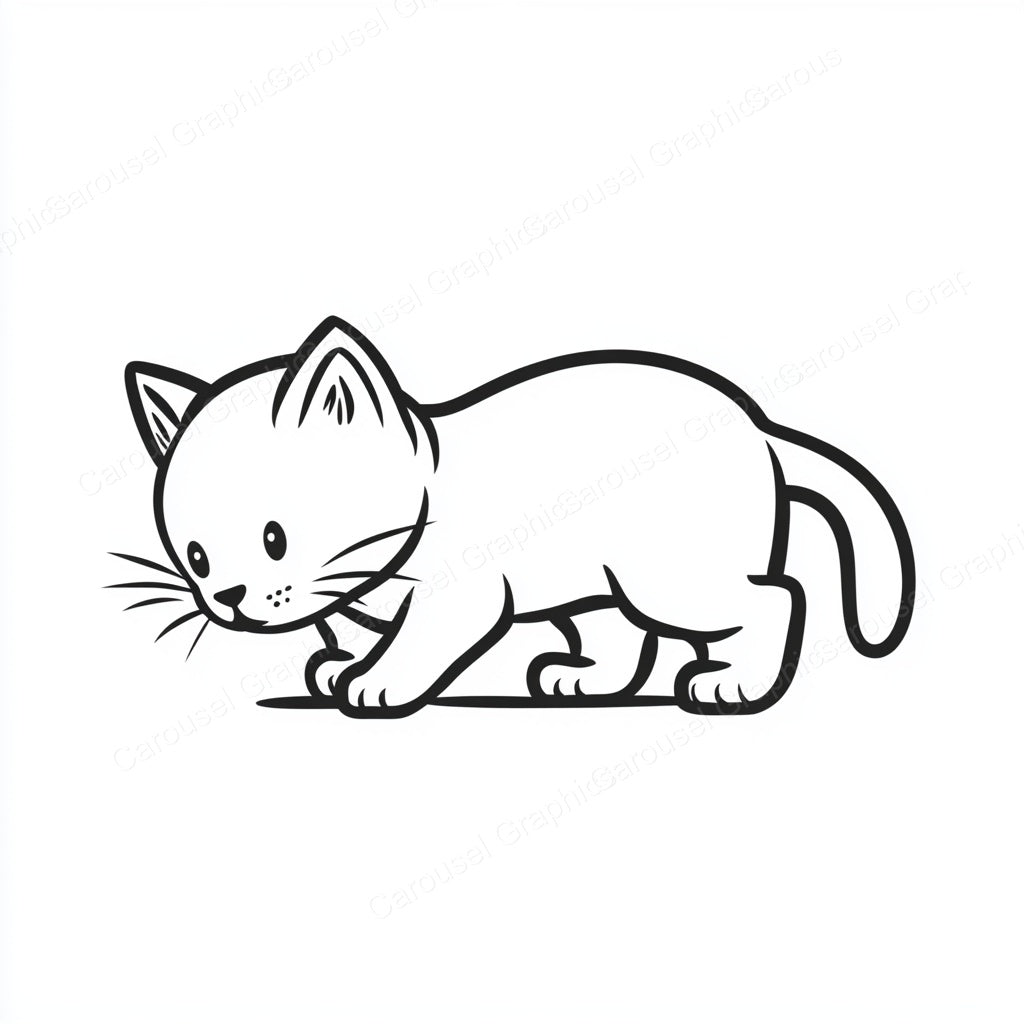 Kitten Vector Graphic preview
