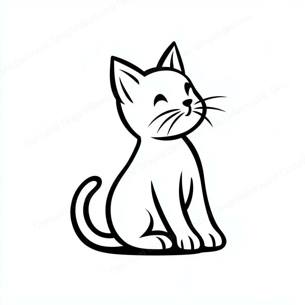 Kitten Vector Graphic preview