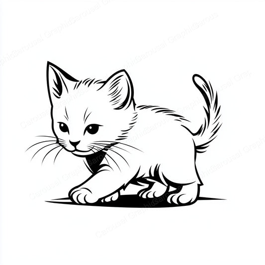 Kitten Vector Graphic preview