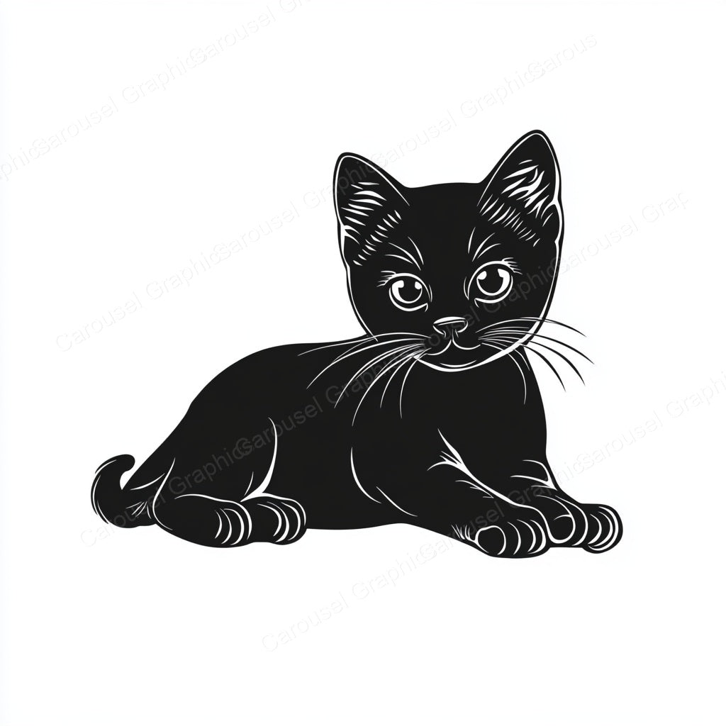 Kitten Vector Graphic preview