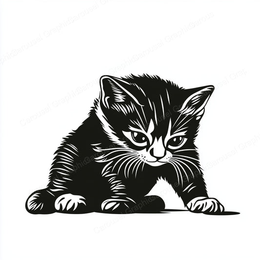 Kitten Vector Graphic preview