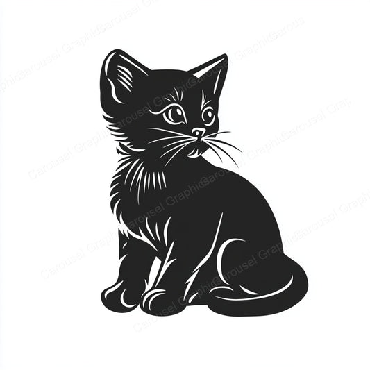Kitten Vector Graphic preview