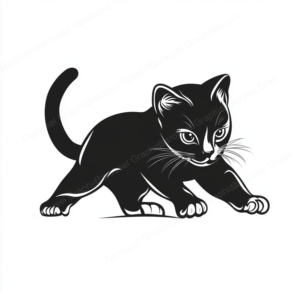 Kitten Vector Graphic preview