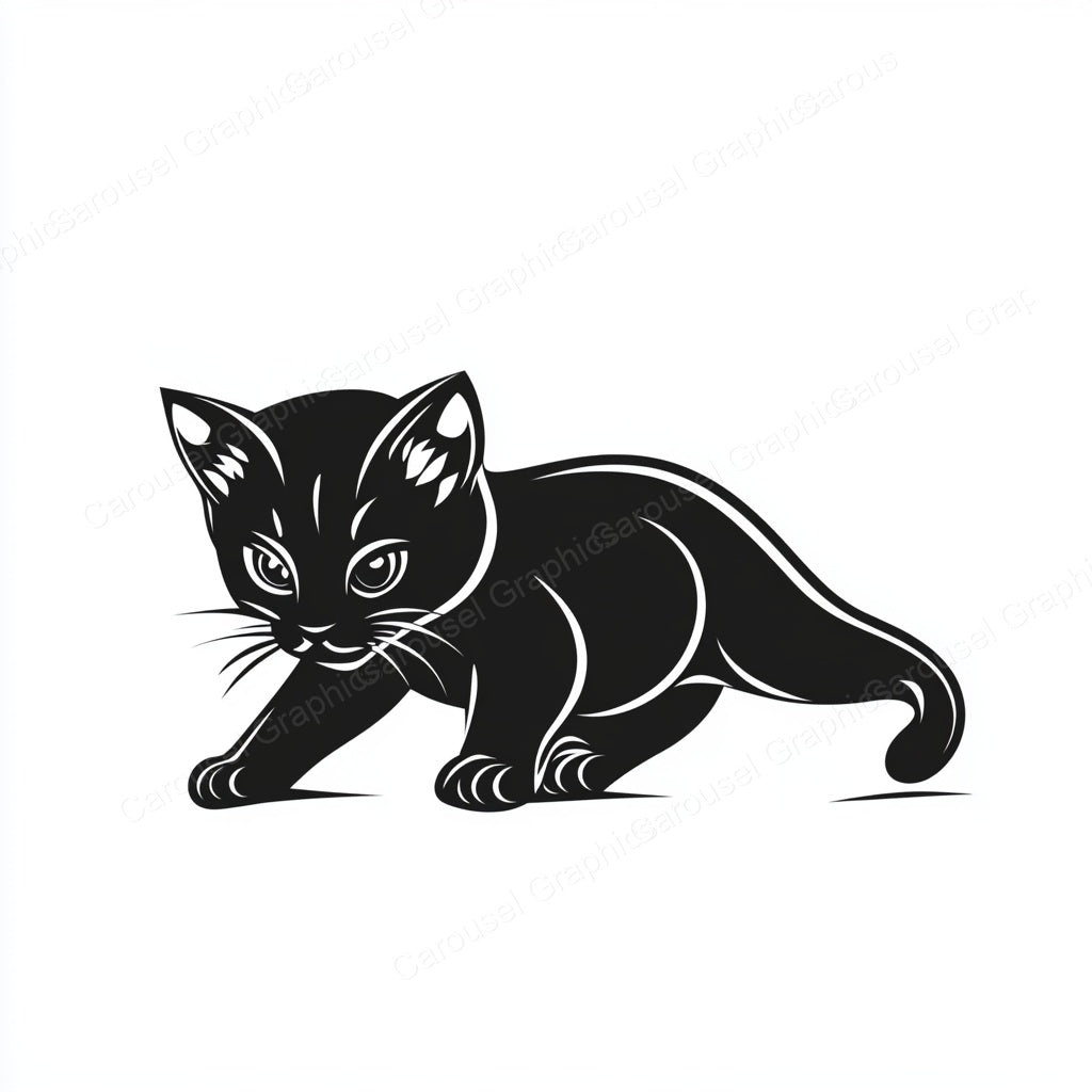 Kitten Vector Graphic preview