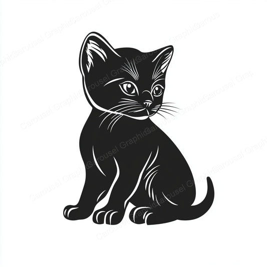 Kitten Vector Graphic preview