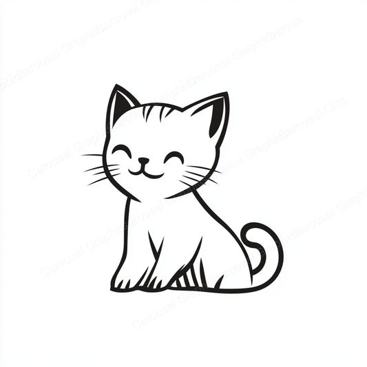 Kitten Vector Graphic preview
