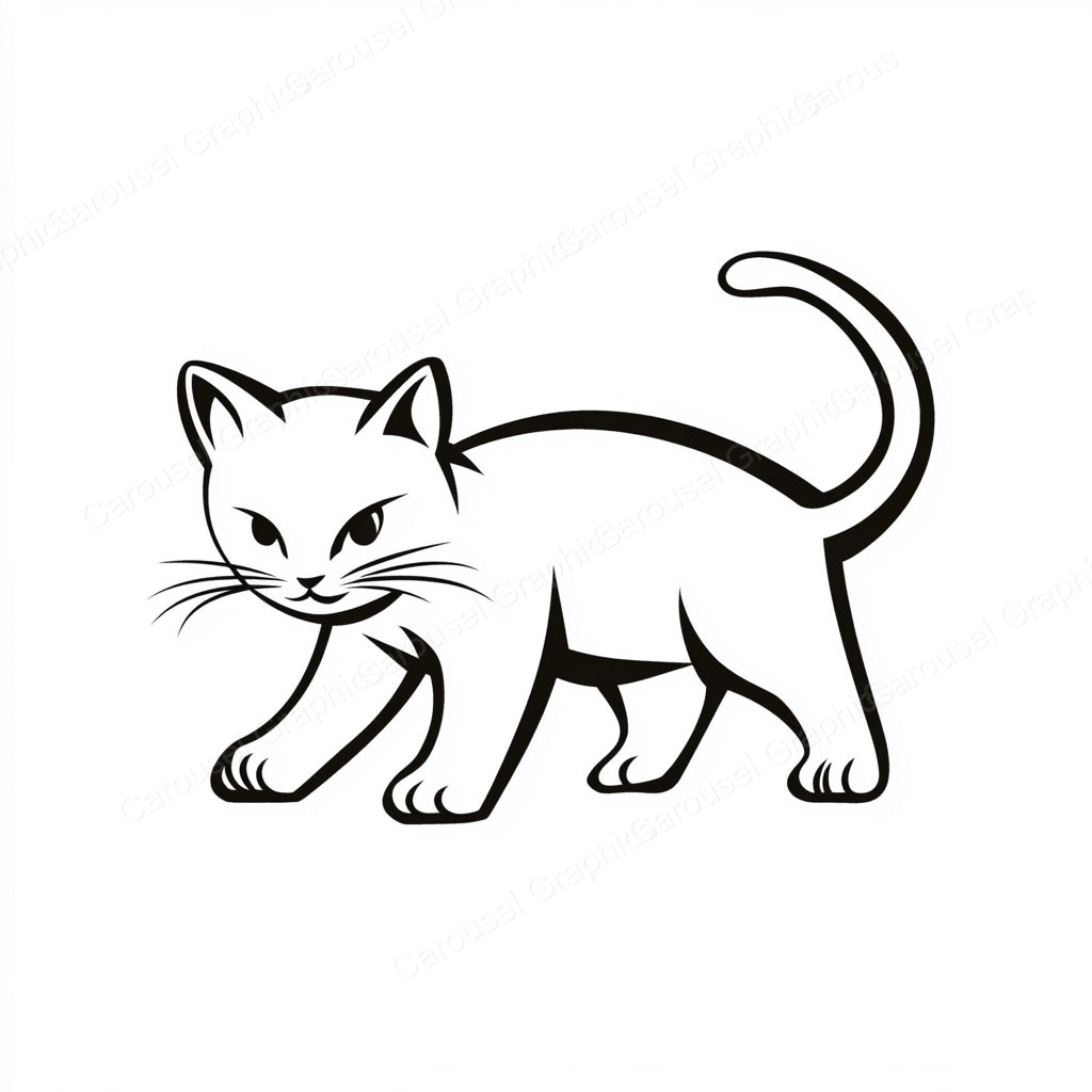 Kitten Vector Graphic preview