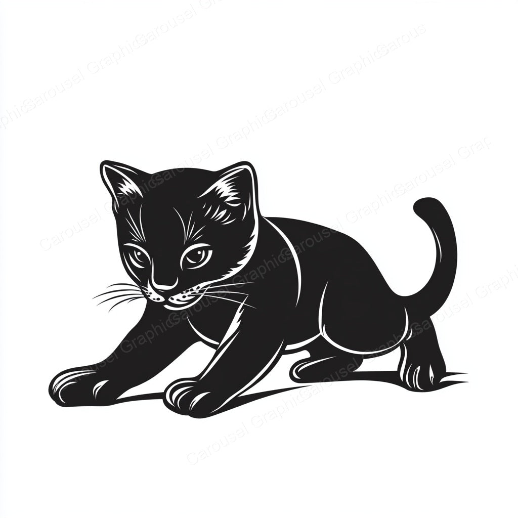 Kitten Vector Graphic preview