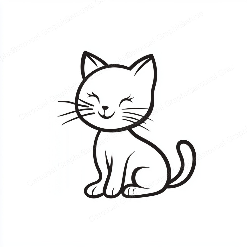 Kitten Vector Graphic preview