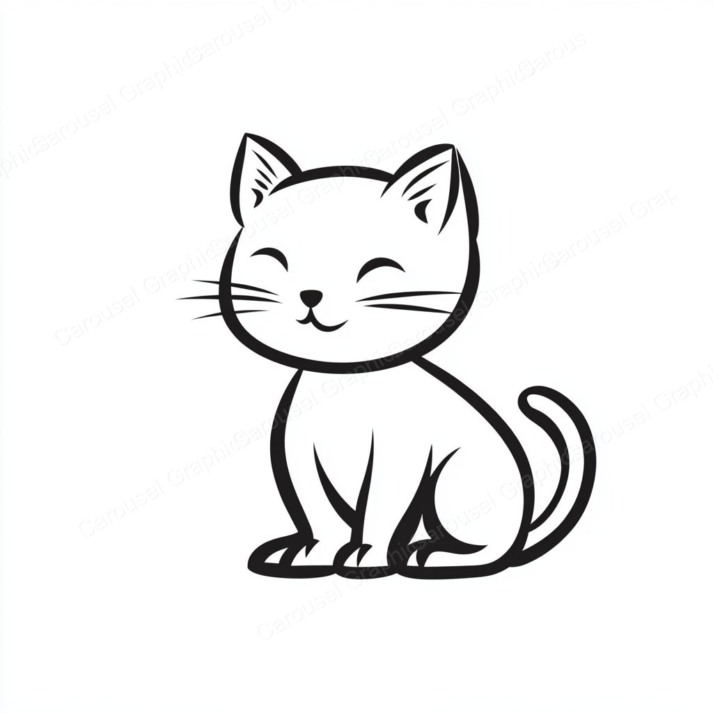 Kitten Vector Graphic preview