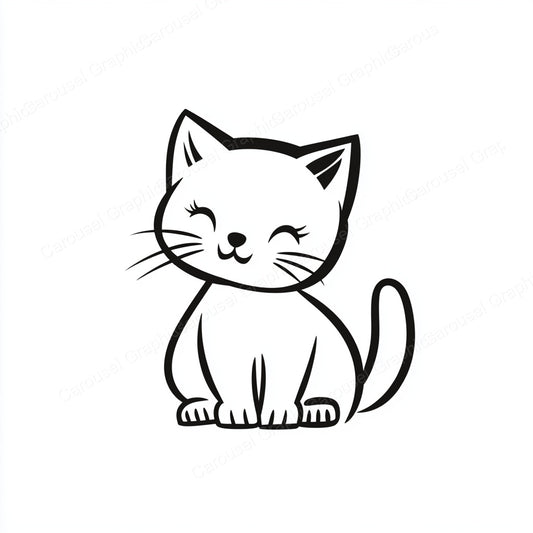 Kitten Vector Graphic preview