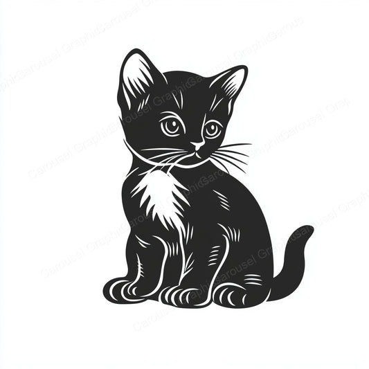 Kitten Vector Graphic preview
