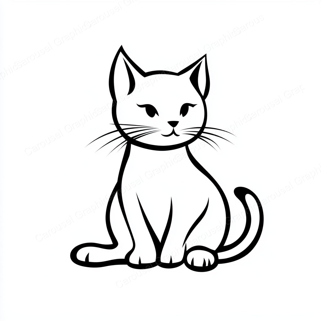 Kitten Vector Graphic preview