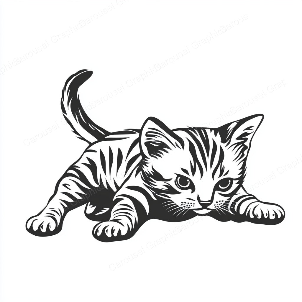 Kitten Vector Graphic preview