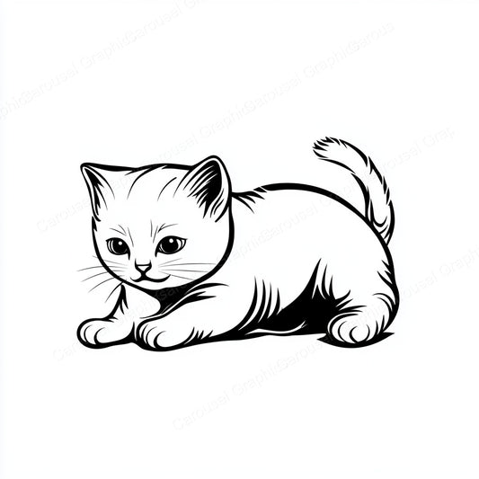 Kitten Vector Graphic preview
