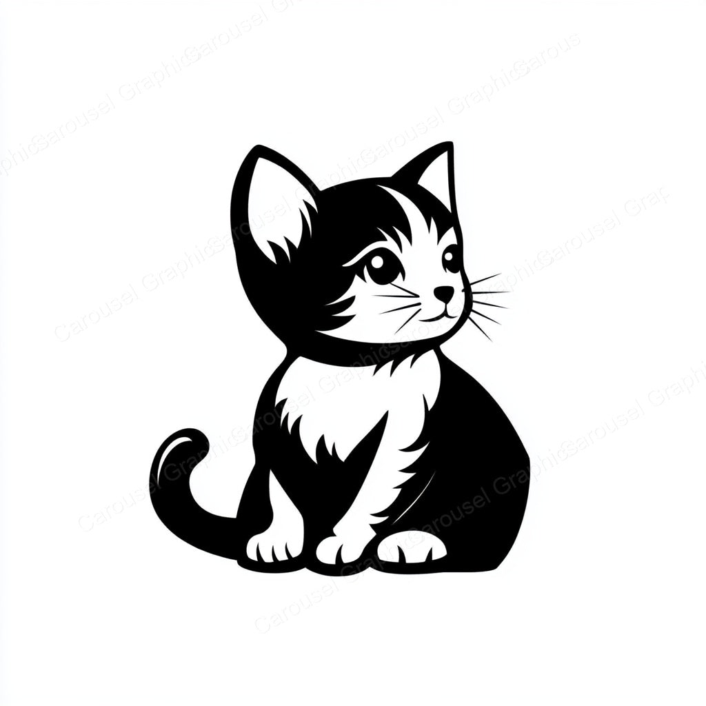 Kitten Vector Graphic preview