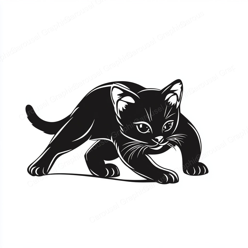 Kitten Vector Graphic preview