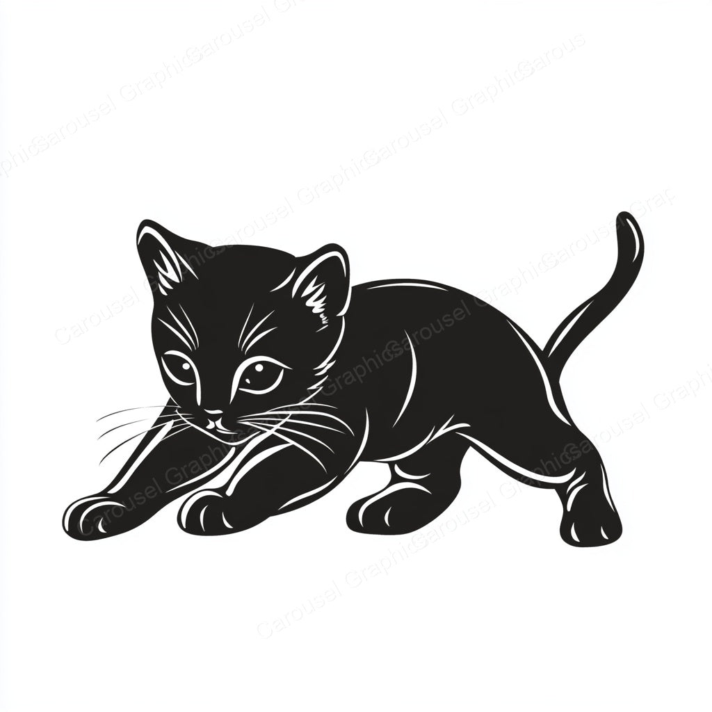 Kitten Vector Graphic preview