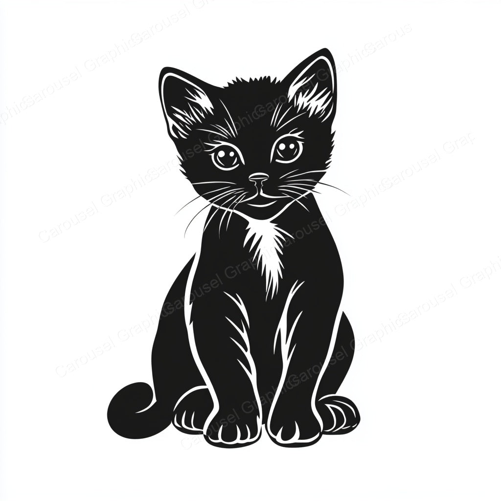 Kitten Vector Graphic preview