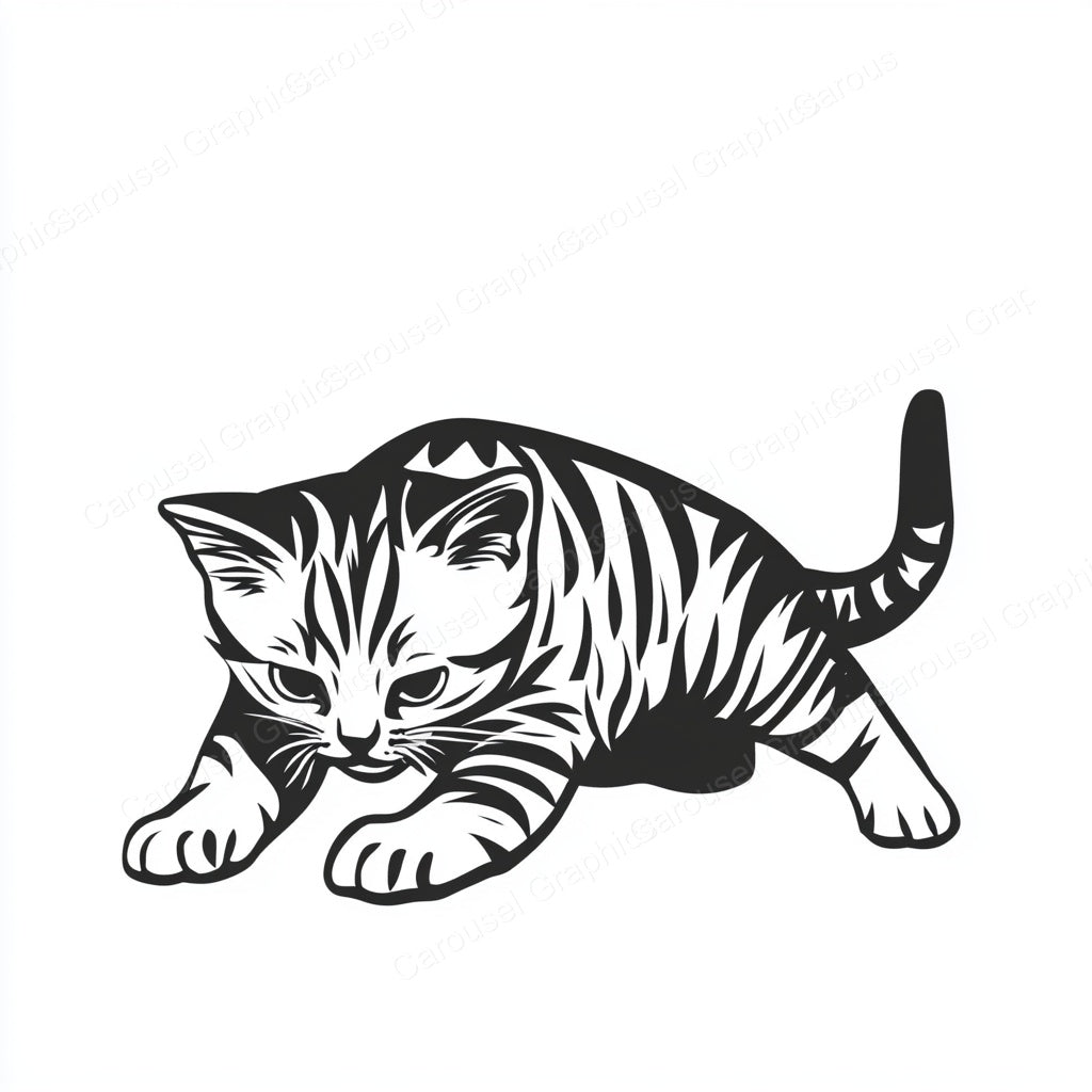 Kitten Vector Graphic preview