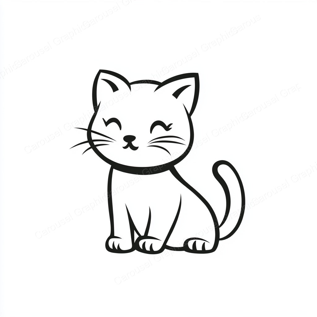 Kitten Vector Graphic preview