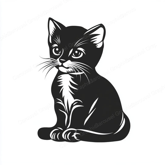 Kitten Vector Graphic preview