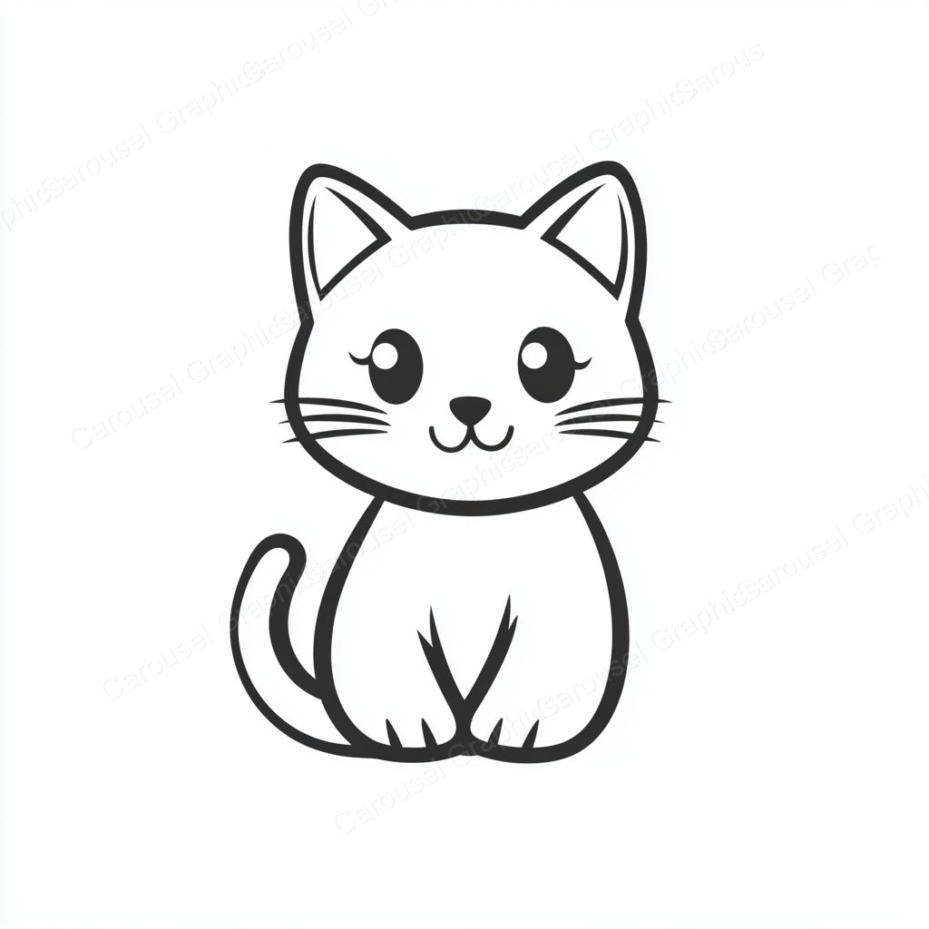 Kitten Vector Graphic preview