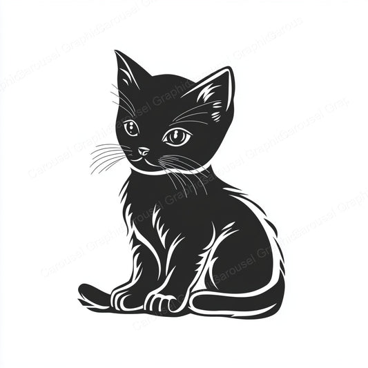 Kitten Vector Graphic preview