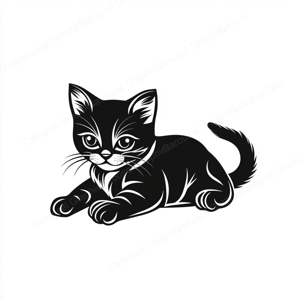Kitten Vector Graphic preview