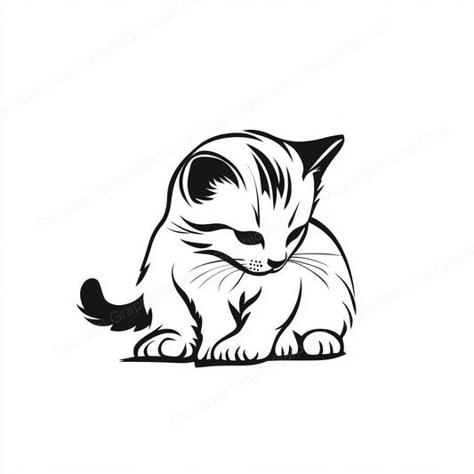 Kitten Vector Graphic preview