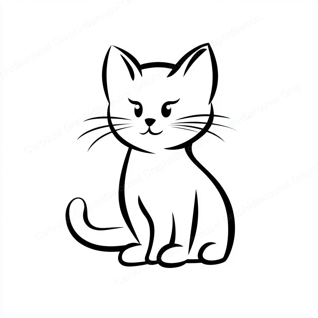 Kitten Vector Graphic preview