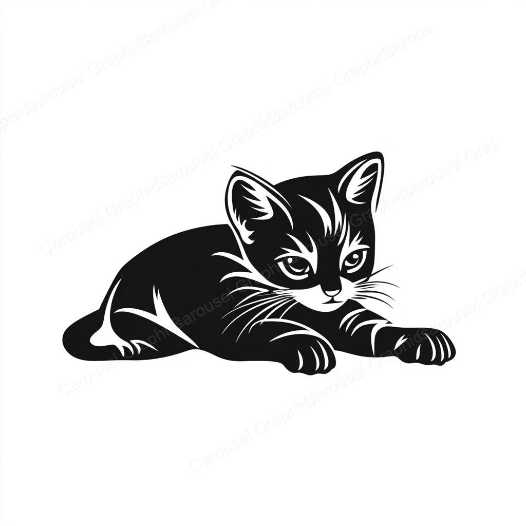 Kitten Vector Graphic preview