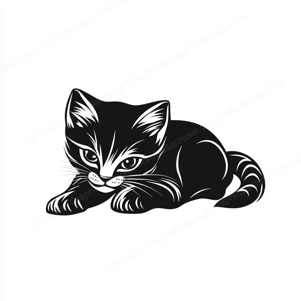 Kitten Vector Graphic preview