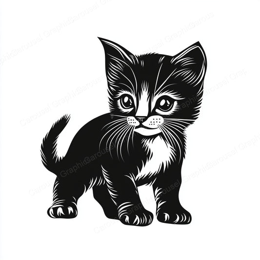 Kitten Vector Graphic preview